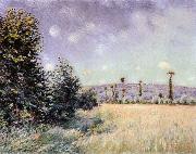 Sahurs Meadows in the Morning Sun Alfred Sisley